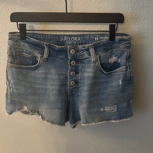 Junior’s Blue Denim Arizona Shorts